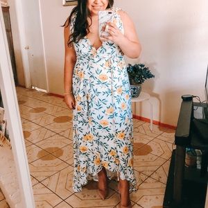 Lulus Floral Print Dress